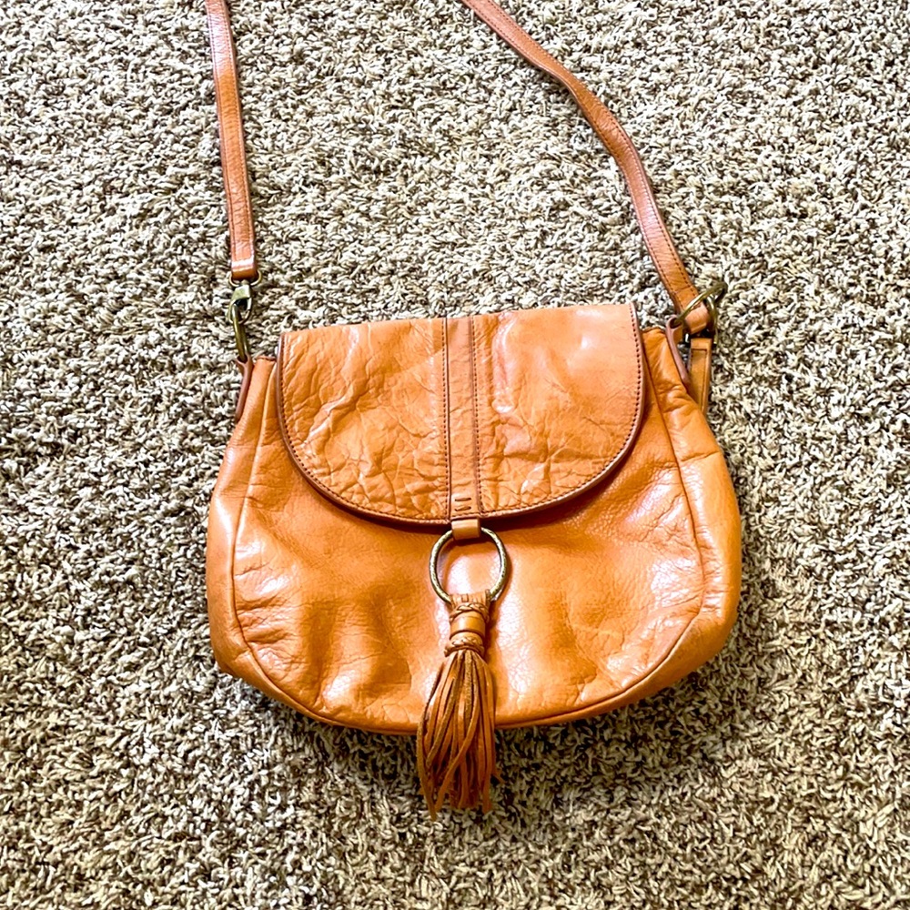 Gorgeous Boho LEATHER Lucky Brand Purse!